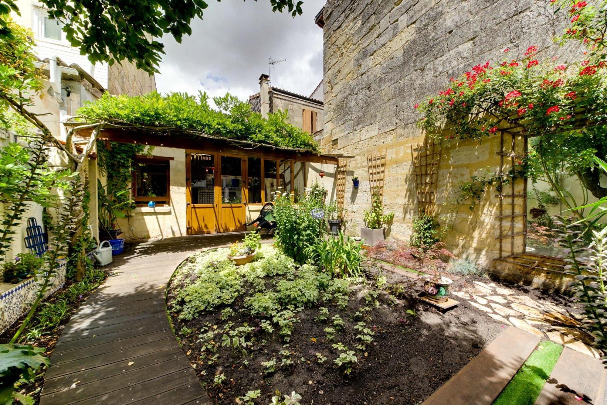 Superbe Maison En Pierre Bordelaise Bordeaux Buitenkant foto